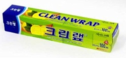 Clean Wrap Плотная пищевая плёнка с отрывным краем-зубцами 30 см*100 м 1шт