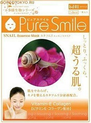 Pure Smile Living Essences Регенерирующая маска для лица с эссенцией моллюсков 23 мл
