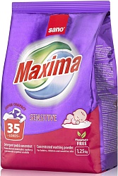 Sano Maxima Sensitive концентрированный стиральный порошок 35 стирок 1,25 кг